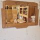Art Deco wooden mirror