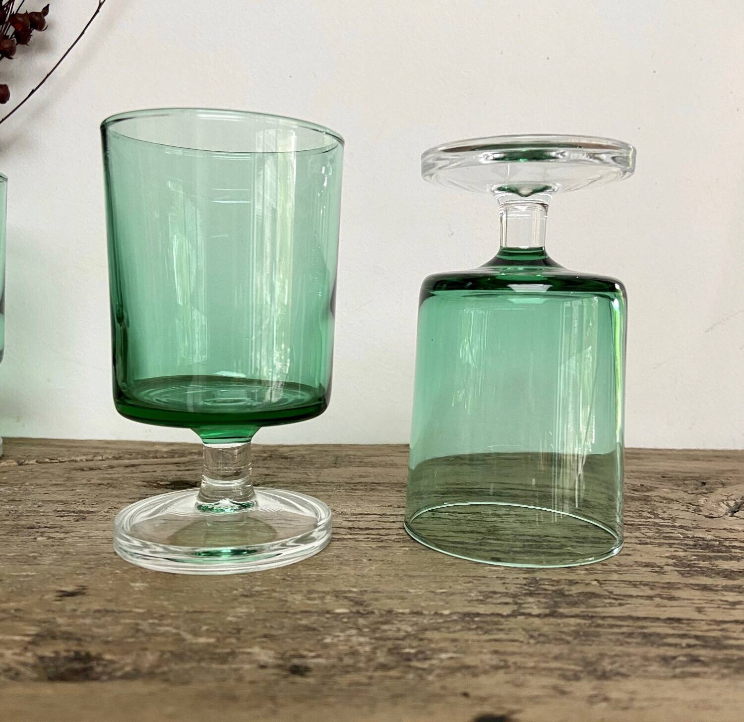6 verres LUMINARC France vintage