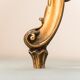 Console marble leaf gold 50