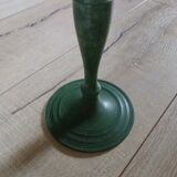 Antique green wrought iron chandelier