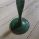 Antique green wrought iron chandelier