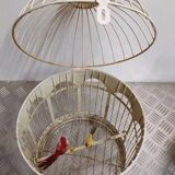 Pair of vintage bird cages