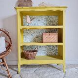 Bibus bookcase in yellow wood