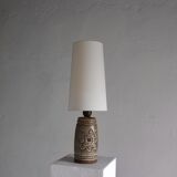 Mid-century stoneware table lamp base by Irma Yourstone | Sweden