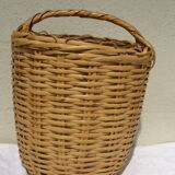 Basket has handles, braided vintage