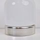 Mid-Century Table Lamp in Frosted Glass and Aluminium from Doria Leuchten, 1960s
