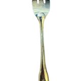 Set of 12 silver-plated metal cake forks from the Nicolet Orléans brand