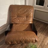 Fauteuil en cuir Marsala