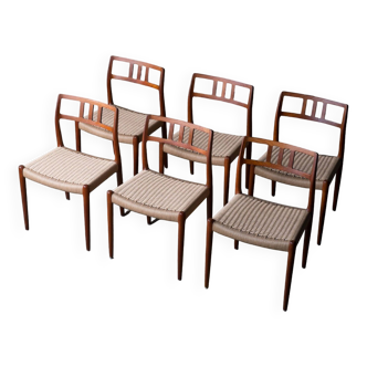 Niels O. Møller - Chaises de salle à manger modèle 79