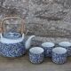 Vintage Japanese Tea Set - Teapot + 4 Matching Cups