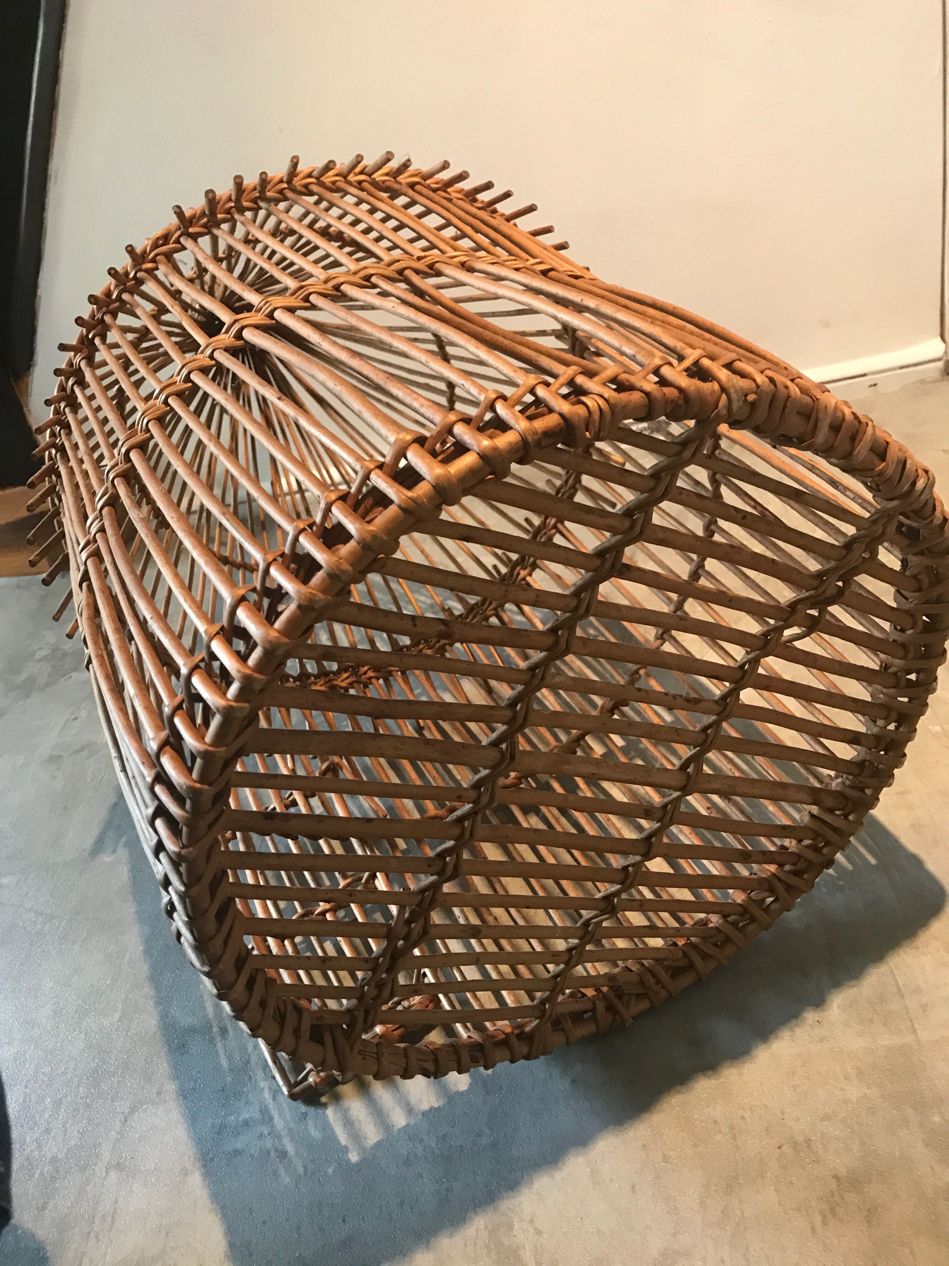 Rattan bird cage