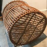 Rattan bird cage