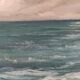 Signed marine oil painting
