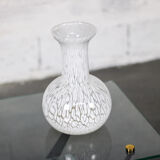 Harlequin Murano glass vase