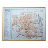 Carte de Ravenne imprimée en 1909, Italie