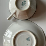 Service à thé en porcelaine signé union k