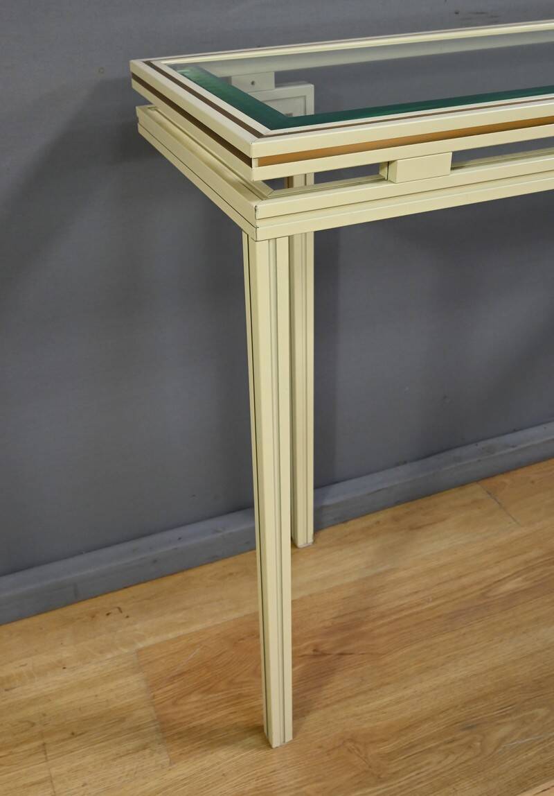 Ensemble Miroir & Console, signés Pierre Vandel – 1970