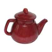 Théière vintage rouge