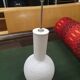 Doria Leuchten 2-light opaline floor lamp