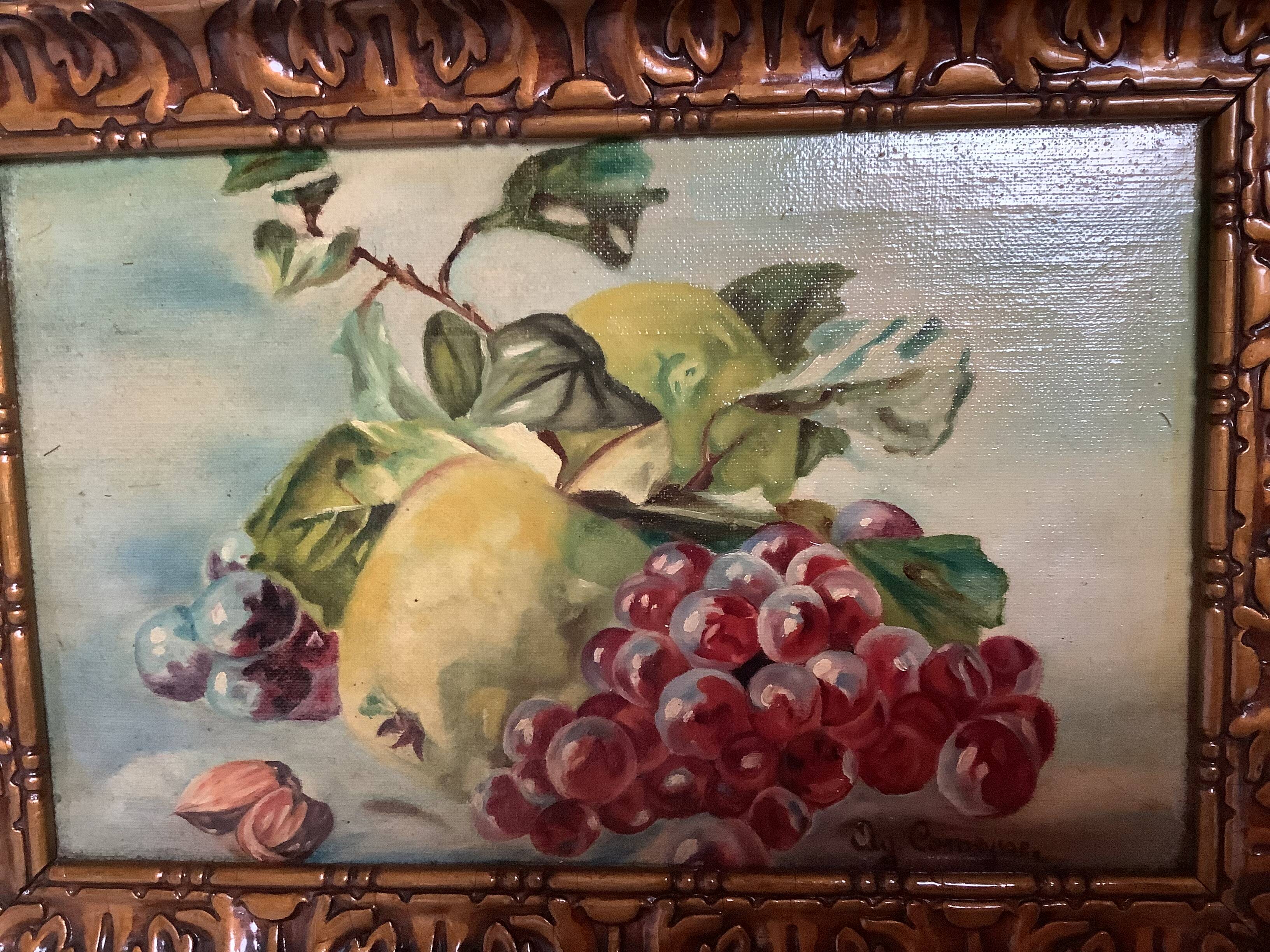 Tableau nature morte huile sur toile