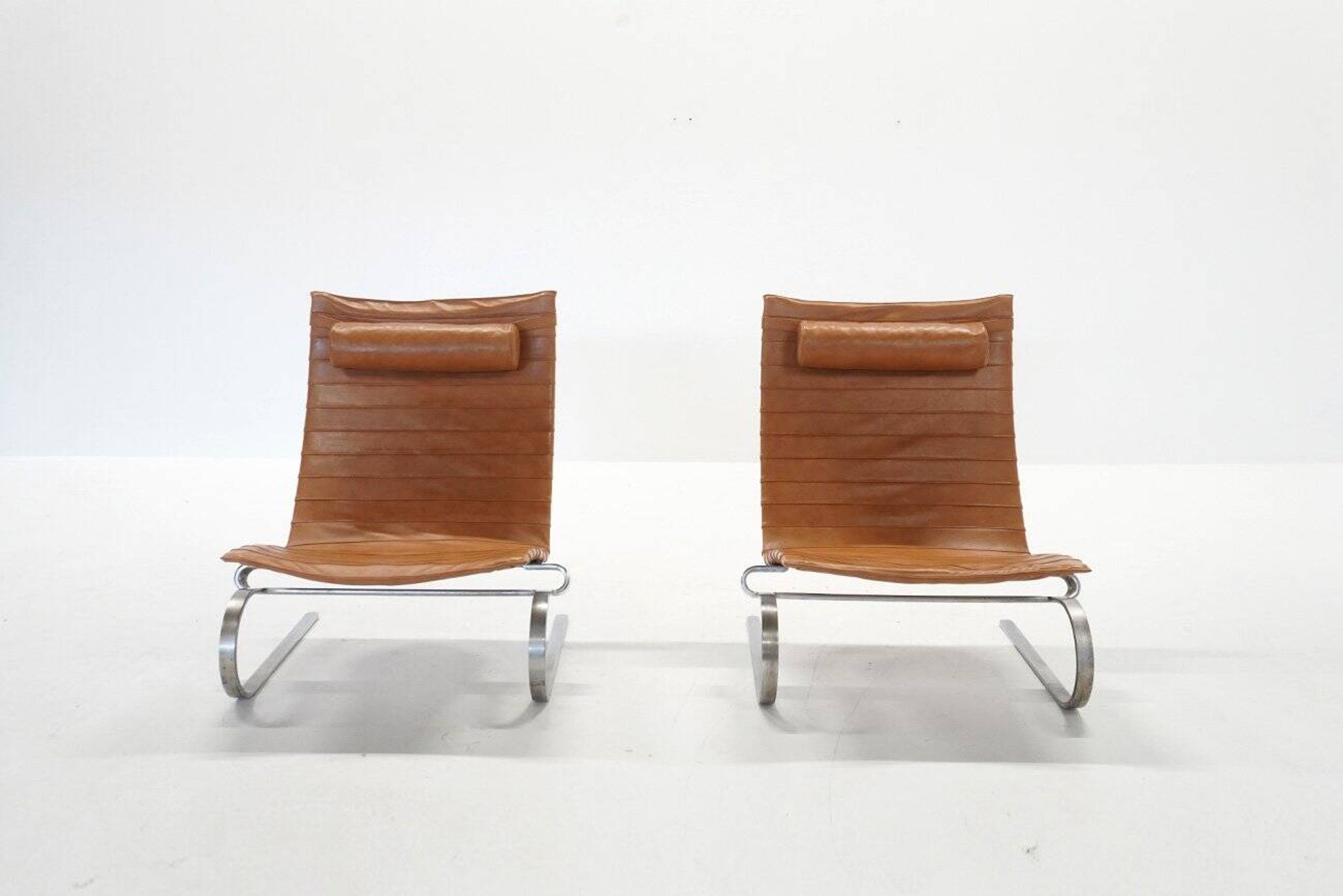 Set of PK20 Lounge Chairs by Poul Kjaerholm for E. Kold Christensen, 1960s