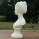 Alabaster bust of Louise Brogniard