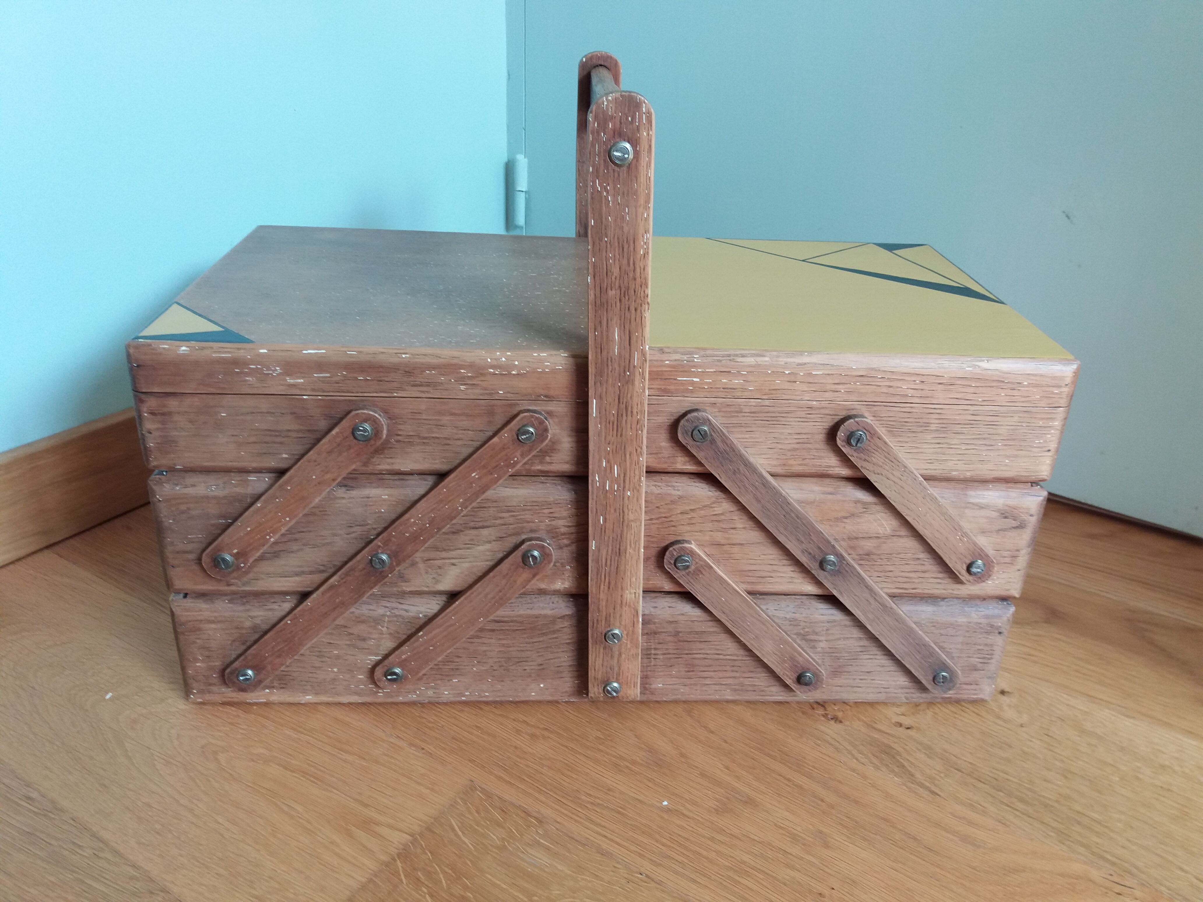 Sewing box worker seamstress revisited