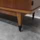 1960s teak sideboard with 4 drawers, 2 doors, and a mirror.