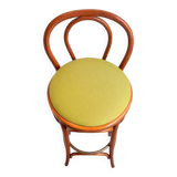 Bentwood bar stool, in the style of Thonet.