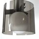 Veca, Italian vintage glass and chrome chandelier