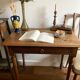 Wooden desk year 50 feet turned