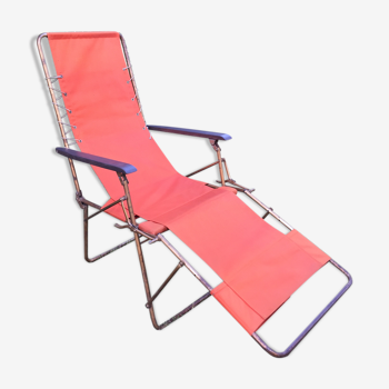 Chaise longue camping vintage