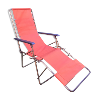 Vintage camping long chair