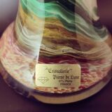 Blown glass vase from Cristallerie Pierre de Lune