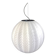 Contemporary Milky-White “Spider” Sphere Table Lamp in Murano Glass