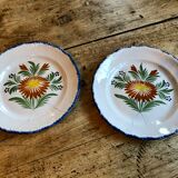 Pair of Saint Clement dishes - 19th century