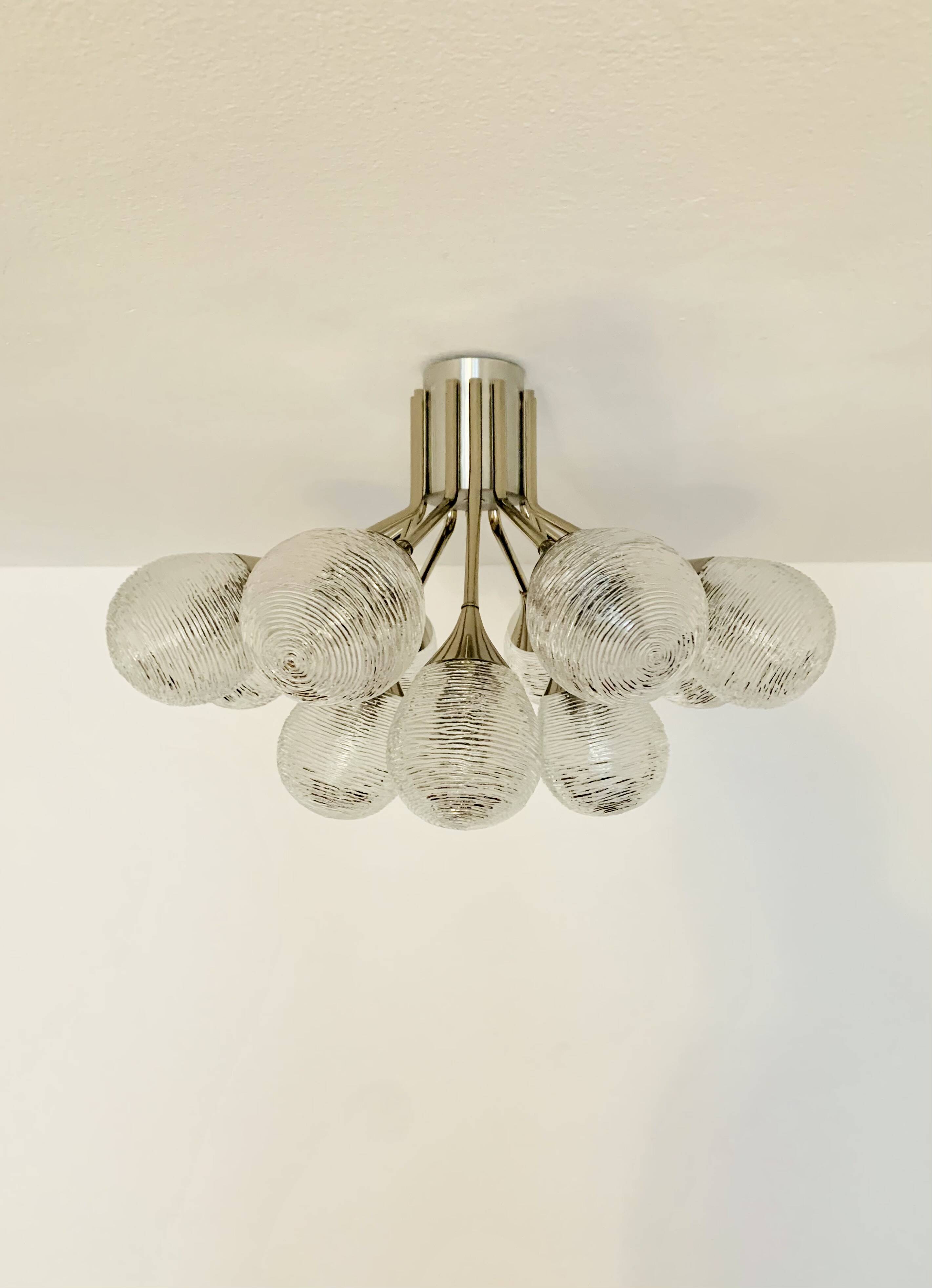 Sputnik Flush Chandelier