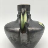 Art Deco vase in glazed ceramics, by Gustave De Bruyn, numbered - 1920s-1930s