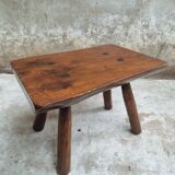 Vintage coffee table brutalist design Paris