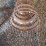 Golden blown glass Art Deco vase