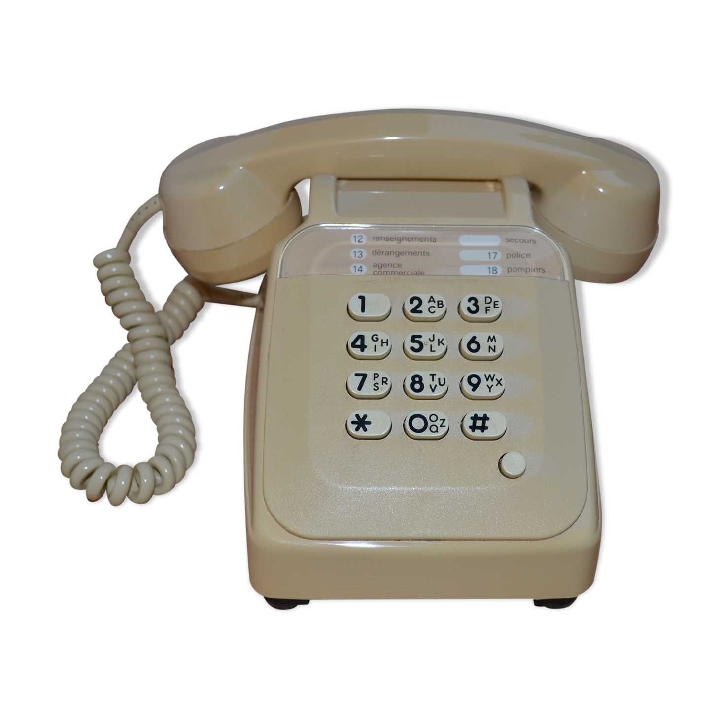 Téléphone vintage à touches