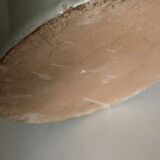 Extra-large white glazed earthenware planter, 1960s Italy