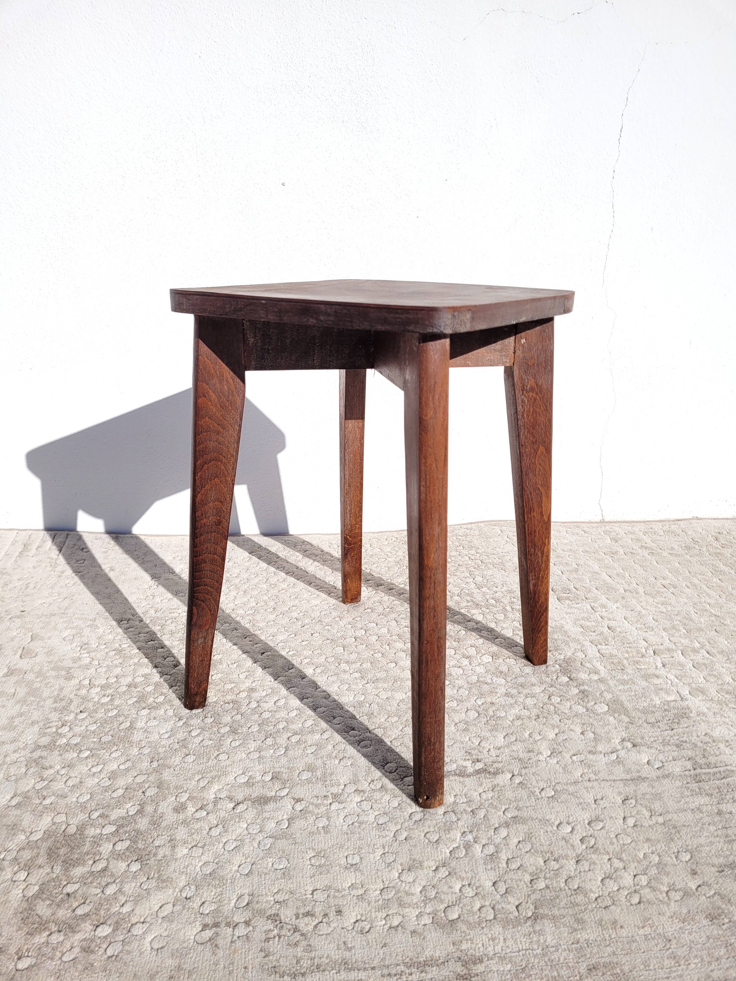 Tabouret bas vintage 1950