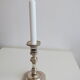 Right candle holder in silver metal from BMF West-Germany