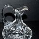 Carafe can liqueur / oil ewer in cut Bohemian crystal H18cm