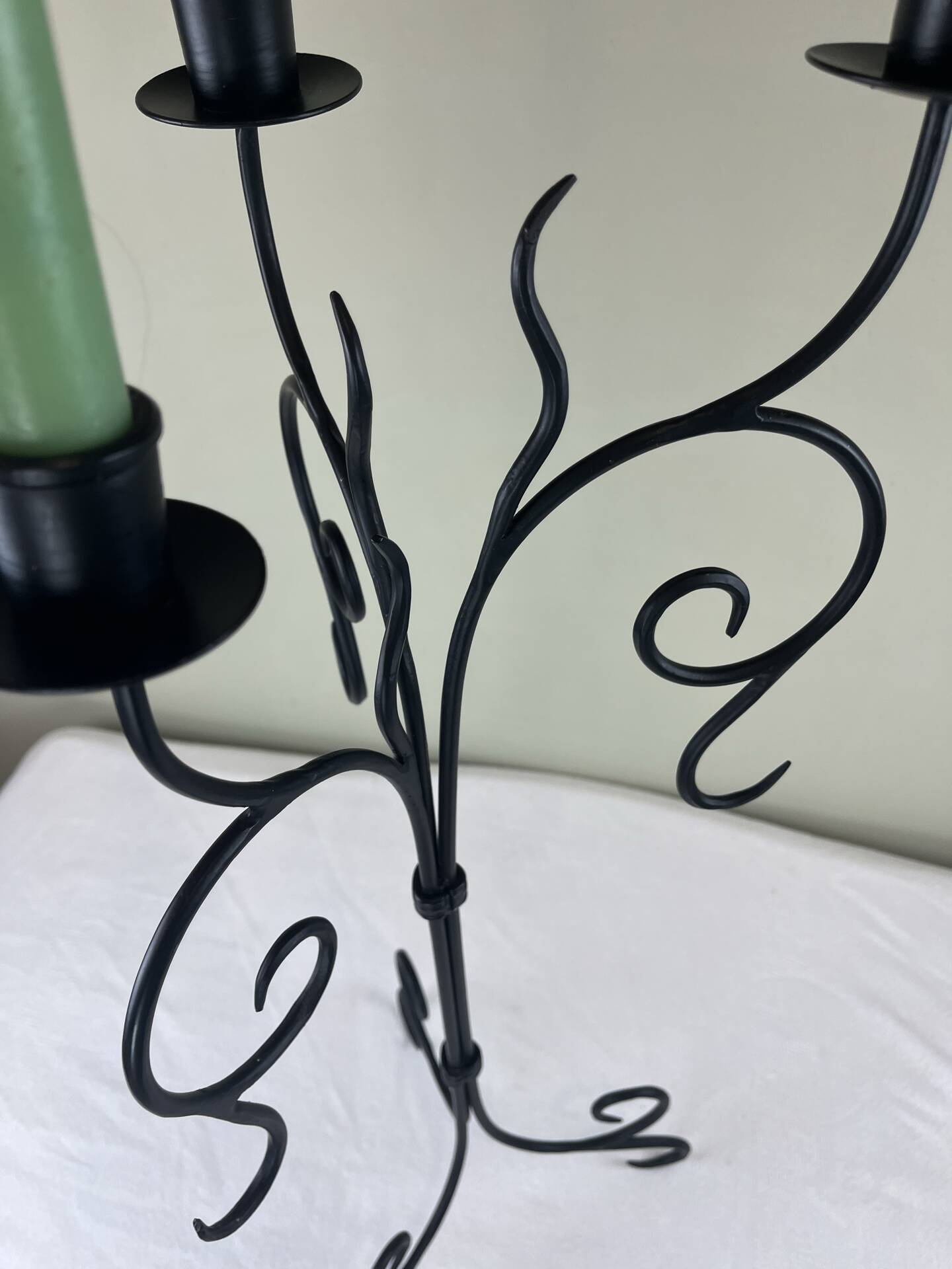 Large iron chandelier