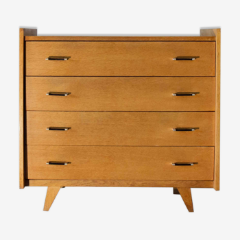 Dresser 60s, compass foot, light oak