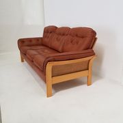Sofa edited by Ulferts Sweden Wooden Structure, canna 1960s