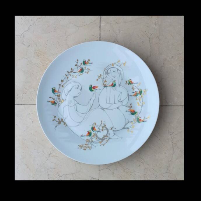 Bjorn Wiinblad plate for Rosenthal