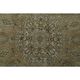 1970s Vintage Persian Handknotted Wool Brown Oversize Area Rug 288x385
